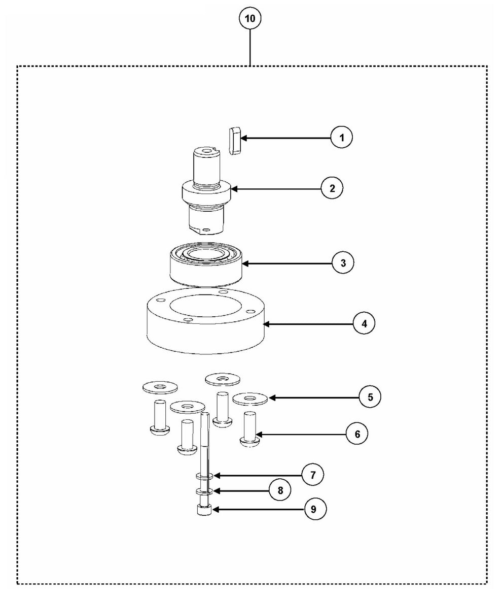 BS 75 Axle Support Kit Assembly Parts-2 by Husqvarna