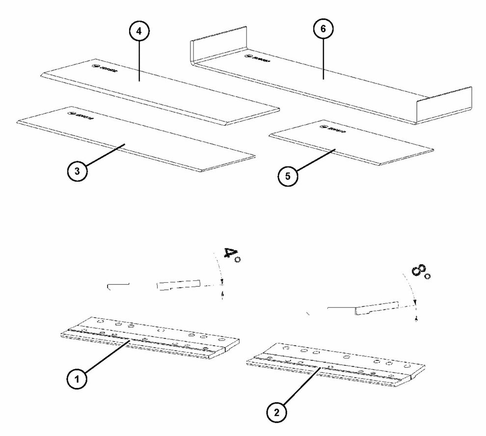 BS 75 Axle Support Tools and Accessories Assembly Parts by Husqvarna