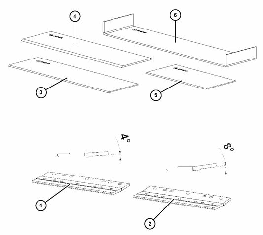 BS 75 Chassis Tools and Accessories Assembly Parts by Husqvarna