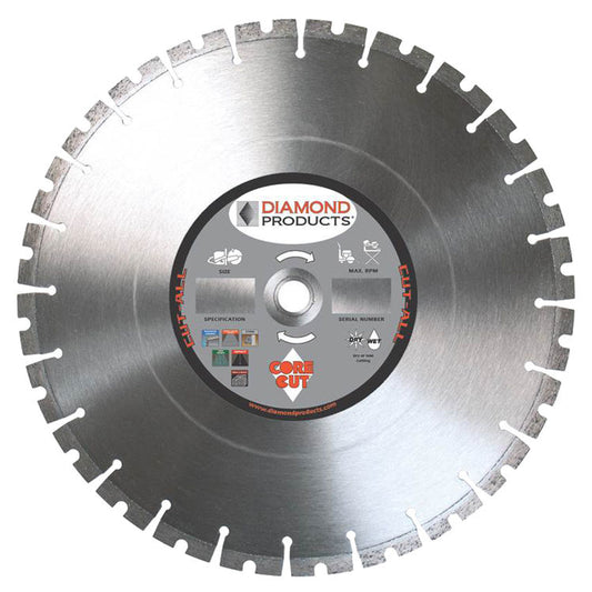 Diamond Products 84967 12 Inch Cut-All Multi-Purpose High Speed Blade 12&quot; x 0.125 Universal Arbor
