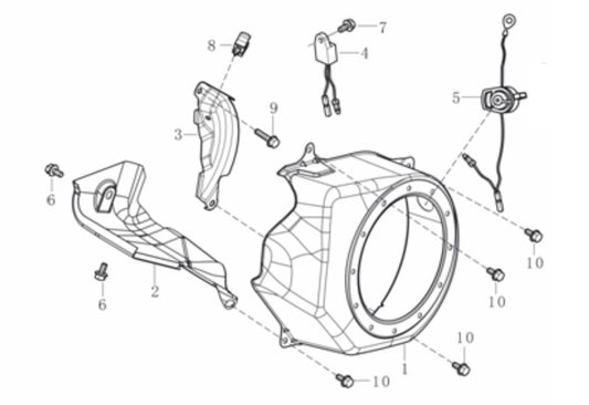 BE 85.570.070 Powerease 225 Engine Shroud Assembly Parts by BE Power Equipment