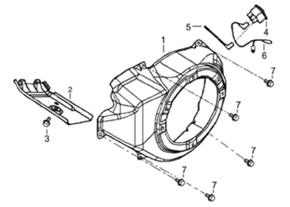 BE 85.570.150 Powerease 420 Engine Shroud Assembly Parts by BE Power Equipment
