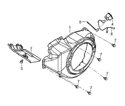 BE 85.578.150 Powerease 420E Engine Shroud Assembly Parts by BE Power Equipment