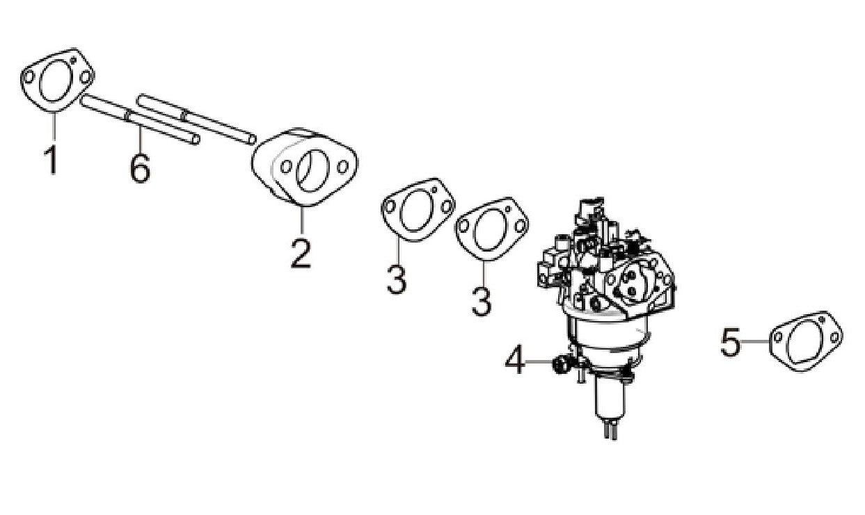 BE 85.578.160 Powerease 550 Engine Carburetor Assembly Parts by BE Power Equipment