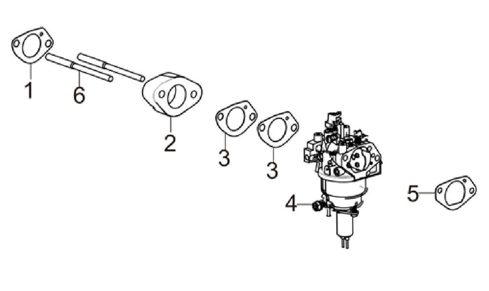 BE 85.578.160 Powerease 550 Engine Carburetor Assembly Parts by BE Power Equipment