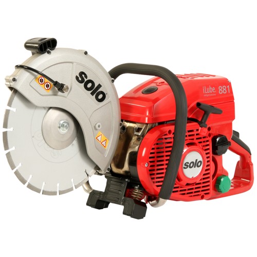 Solo 881-14 Cut-Off Saw, 2-Stroke 81CC Engine With Patented iLube System - For 14&quot; Blade