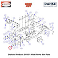 1/2-13X1-3/4 Hex Capscrew 2900139 Fits Core Cut CC6571 Walk Behind Saw By Diamond Products