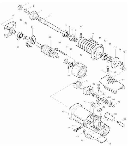 906H Grinder Assembly Parts