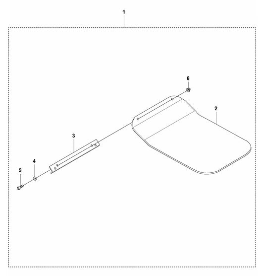 LF 60 LA Block Paving Plate Assembly Parts by Husqvarna