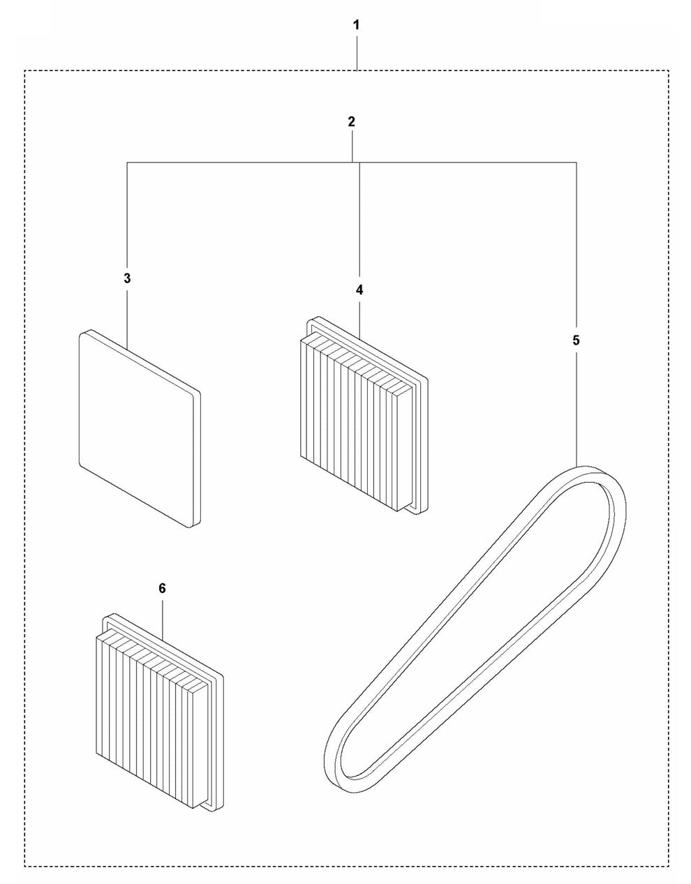 LF 60 Start Up Kit Assembly Parts by Husqvarna