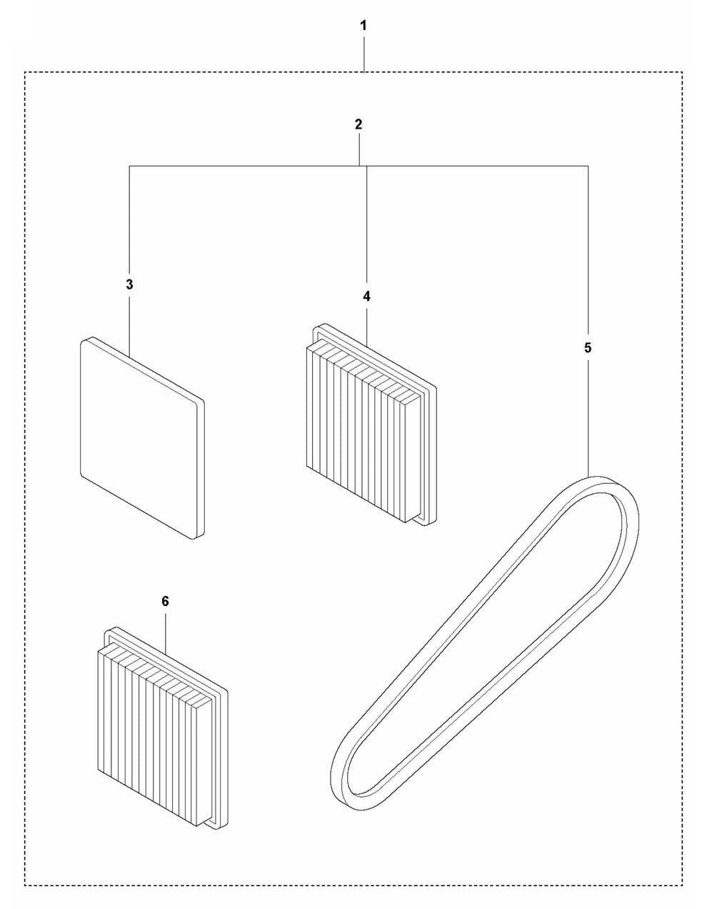 LF 60 LA Start Up Kit Assembly Parts by Husqvarna