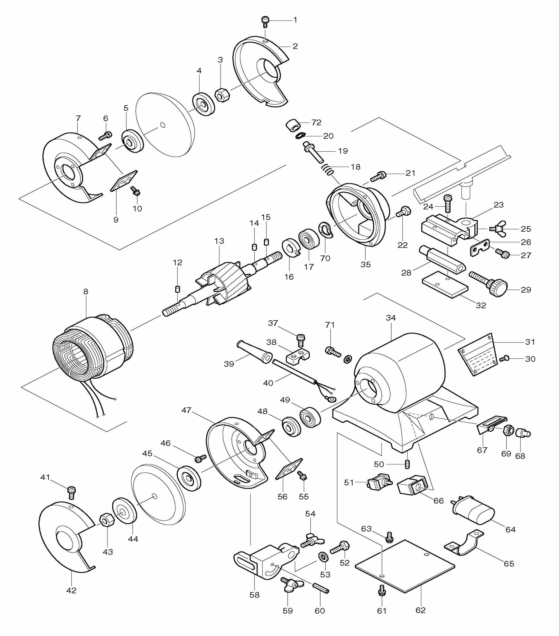9300 Grinder Assembly Parts