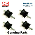 Shock mounts 4 Pack for Multiquip MVC-64, MVC80, MVC82 Plate Compactor 939010254
