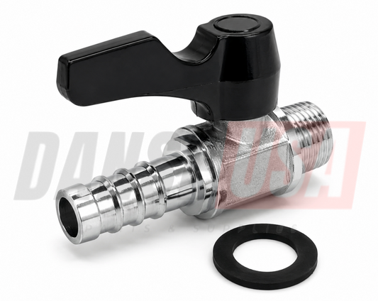 Multiquip 954403241 water valve assembly for MVC64 MVC70 MVC82 MVC88 and MVC90 plate compactors