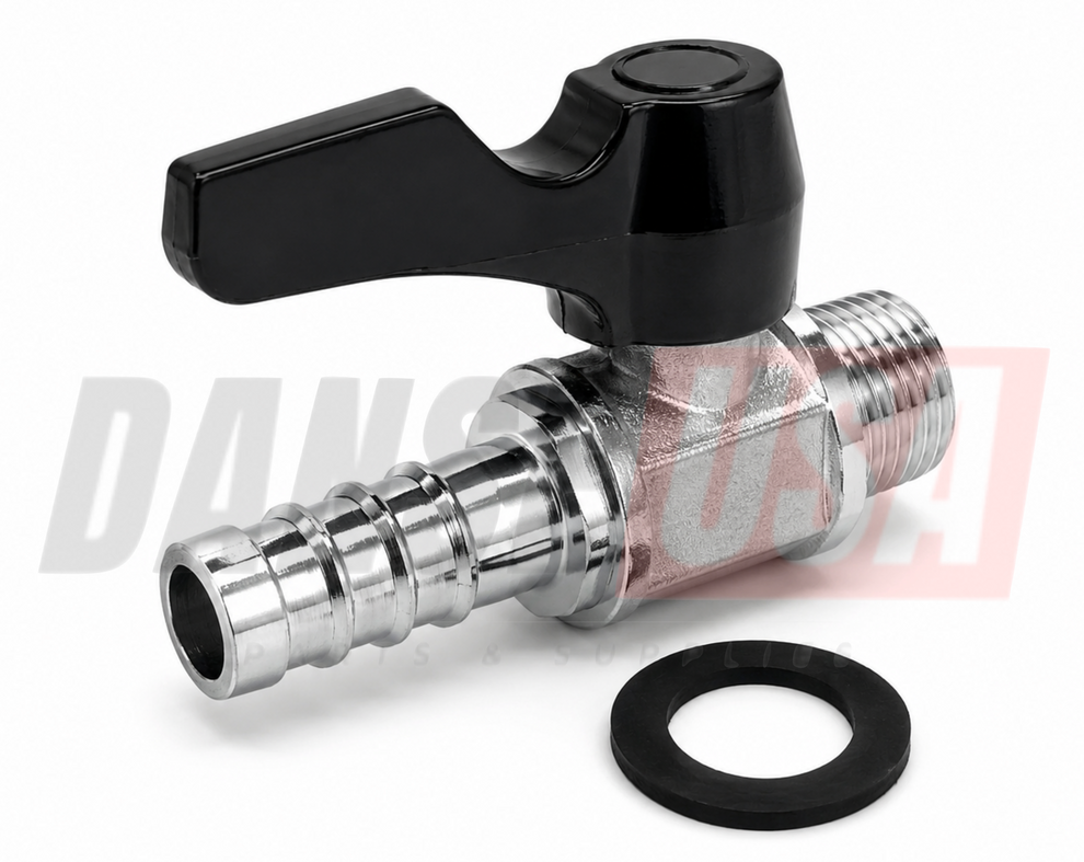 Multiquip 954403241 water valve assembly for MVC64 MVC70 MVC82 MVC88 and MVC90 plate compactors