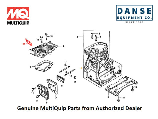 9807354776 Spark Plug (BRMR4A) G100 SB4HHC-4497996 For C4-Series Whiteman Walk-Behind Power Trowels By Multiquip