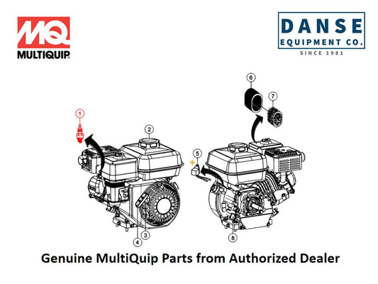 9807956846 Spark Plug Honda GX160UT2QX2 Fits J3036H55 Series Whiteman Walk-Behind Power Trowels By Multiquip