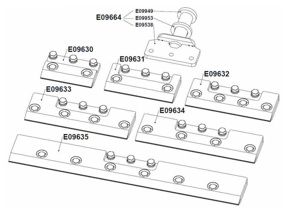 BMS-220LP-V2 Blades Holder Assembly Parts by Husqvarna