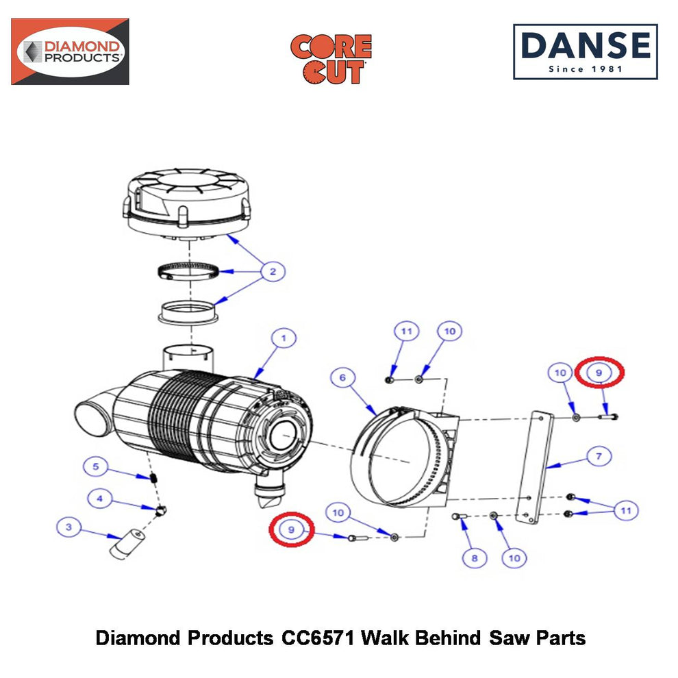 5/16-18X1-1/2 Hx Capscrew 2900508 Fits Core Cut CC6571 Walk Behind Saw By Diamond Products