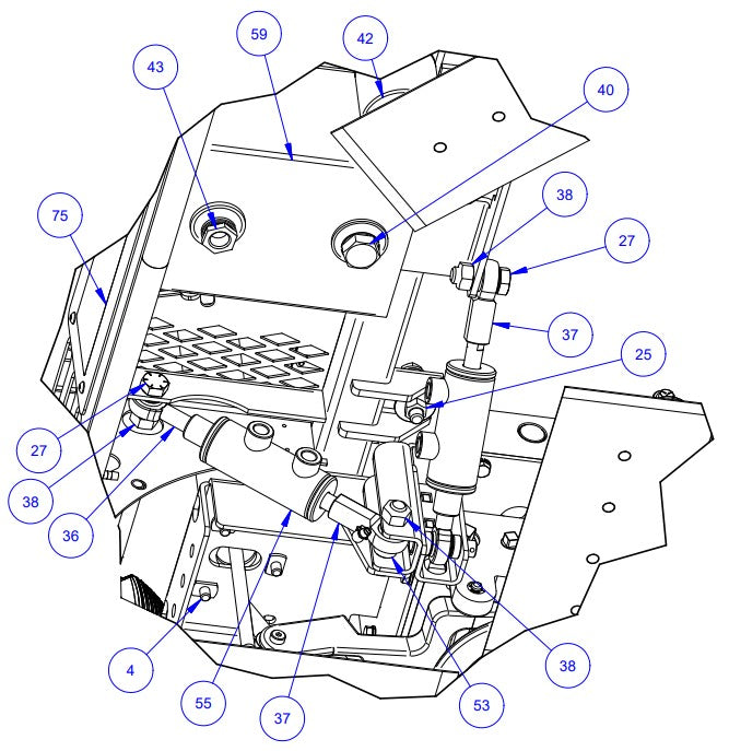 MP245 (pre 2021) Mainframe Assembly Parts by Allen Engineering
