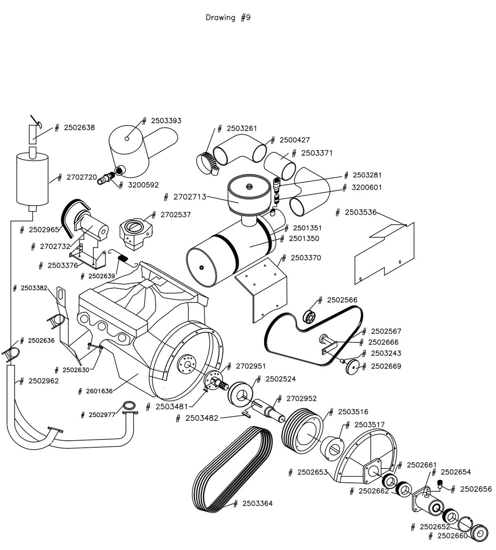 CC-DC-SS Parts List Drawing - 9