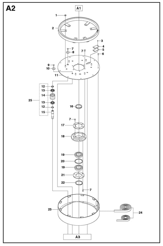 A2 Parts For PG 530 By Husqvarna