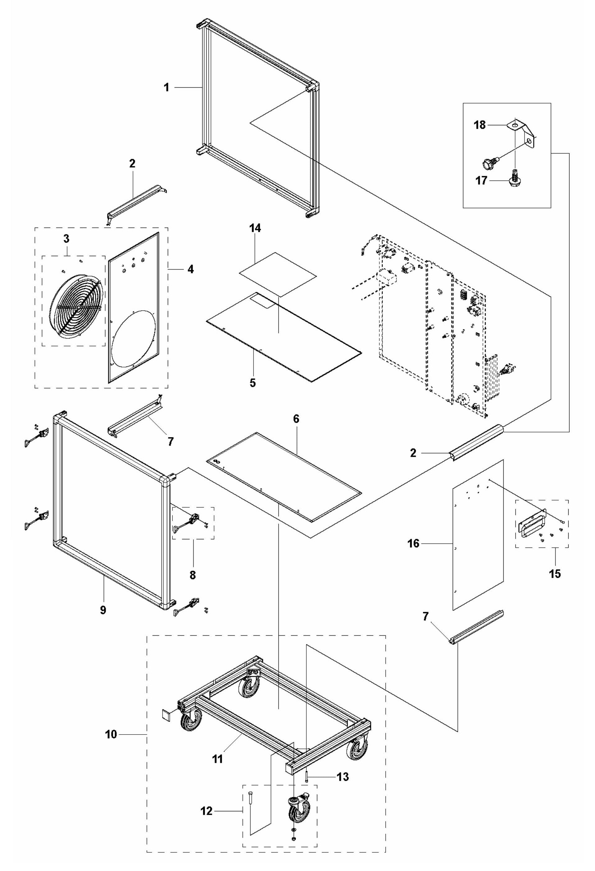 A1200 Chassis Assembly Parts