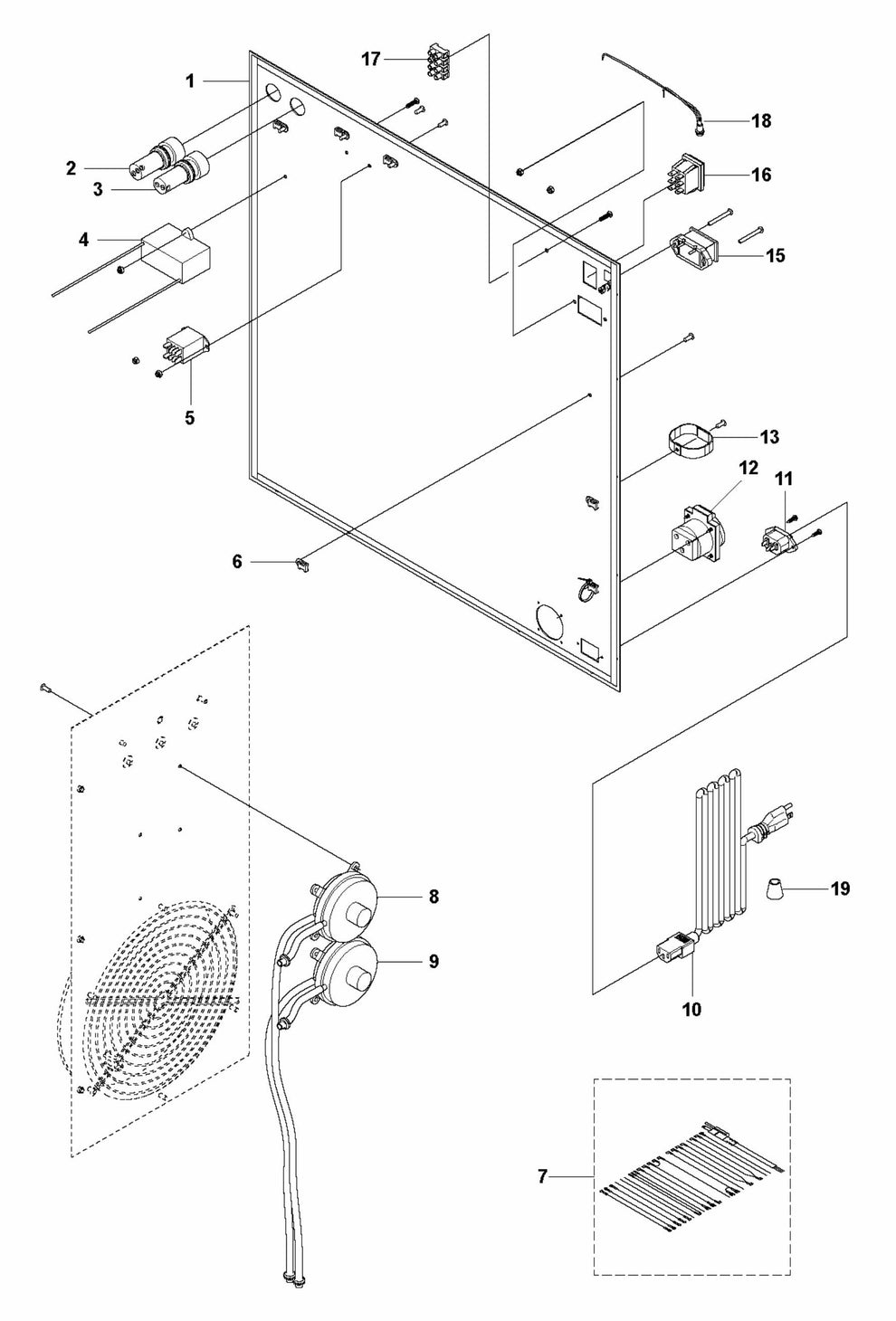 A1200 Electrical Assembly Parts by Husqvarna