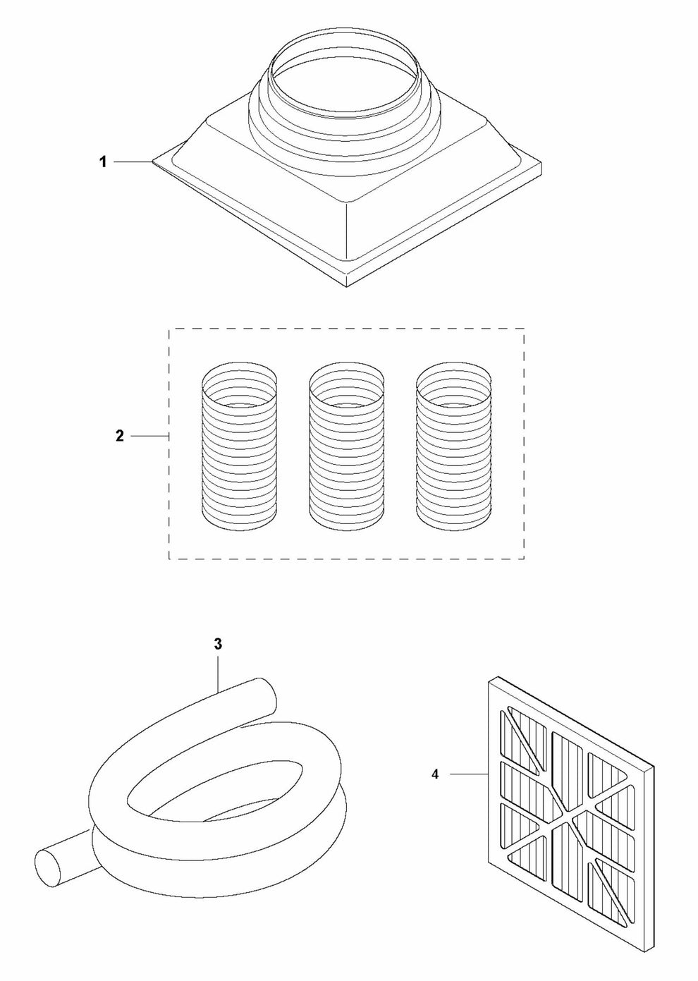 A1000 Optional Accessories Assembly Parts by Husqvarna