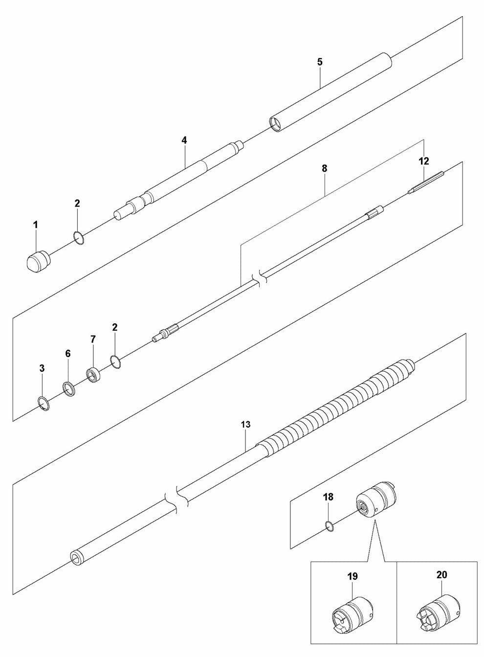 AA 27 Complete Product Assembly Parts By Husqvarna