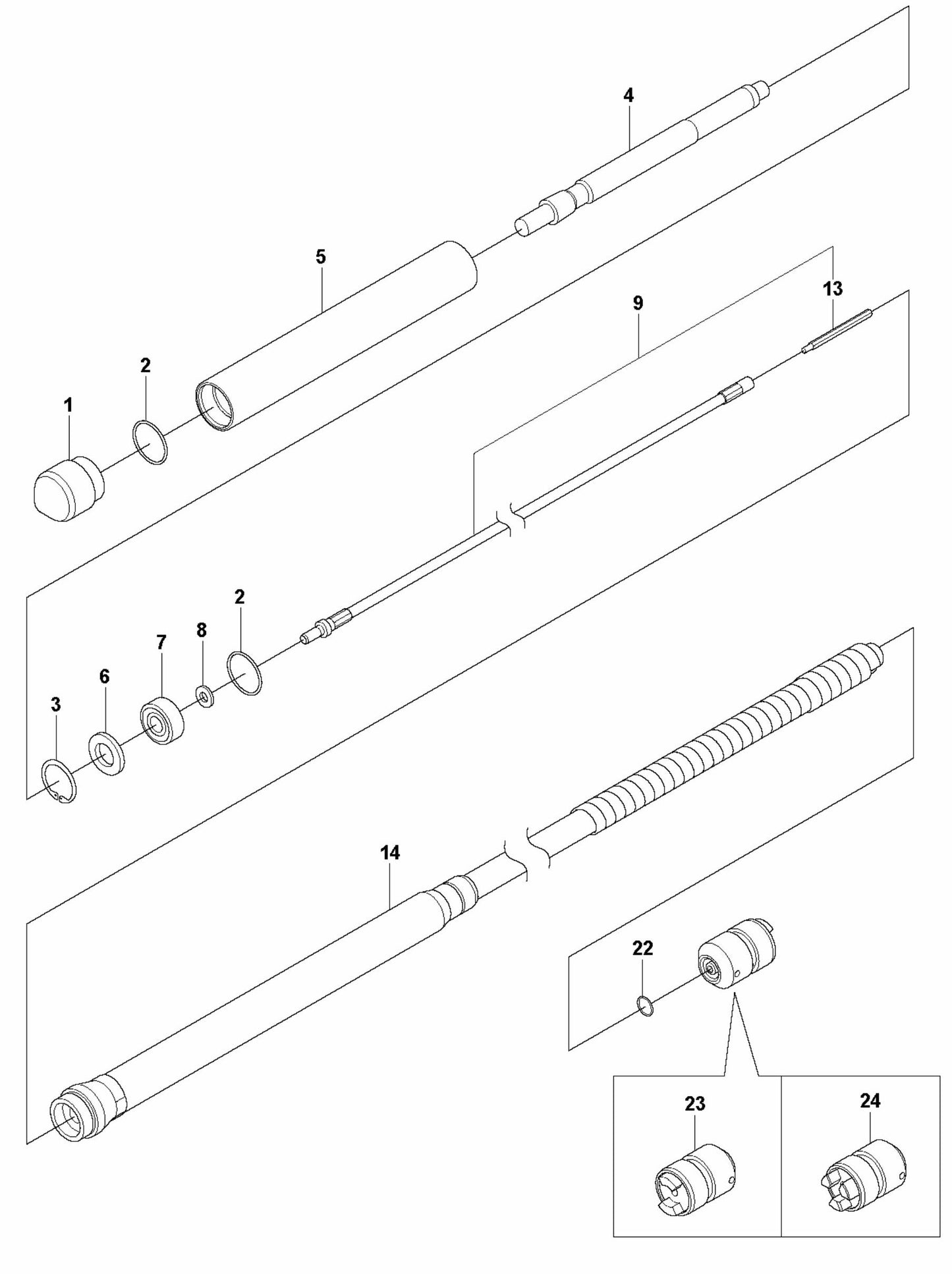 AA 77 Complete Product Assembly Parts By Husqvarna