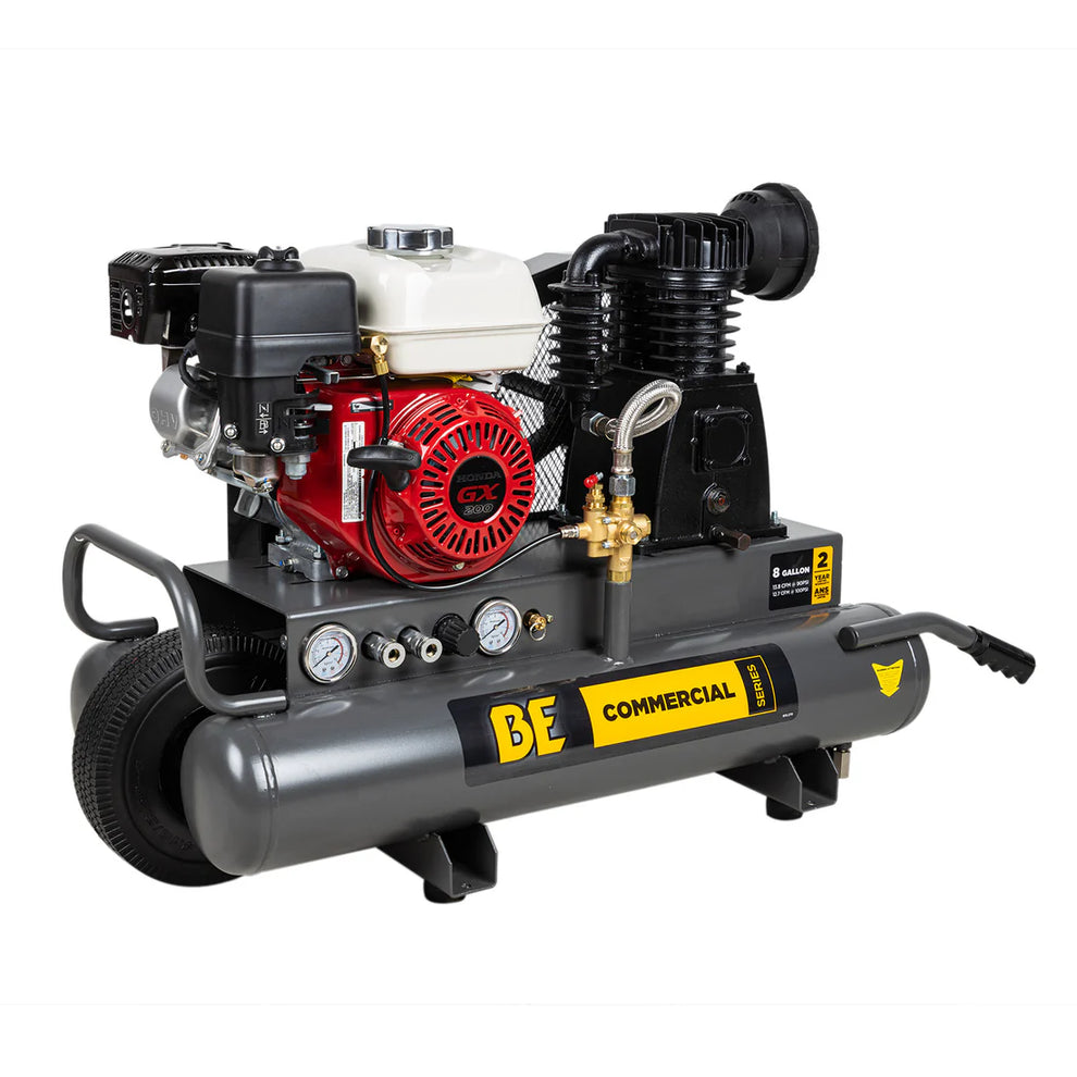 AC658HB Air Comp, 196Cc, 8 Gal – BE Power Equipment
