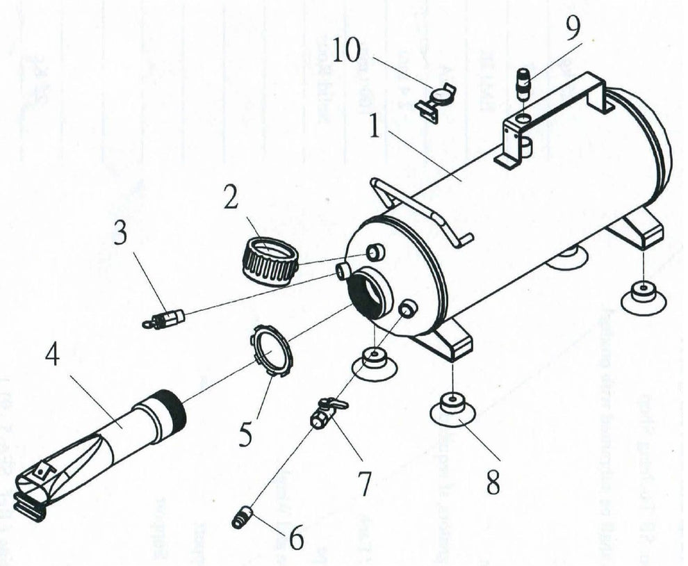 BE ACB6 Air Compressor Bead Seater Assembly Parts by BE Power Equipment