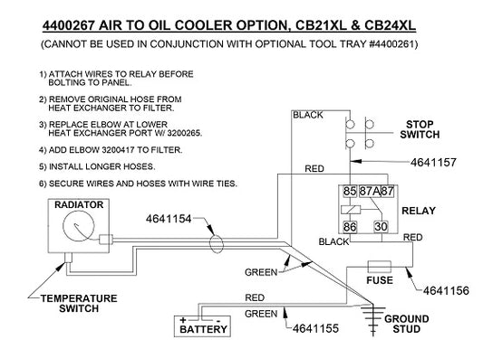Air To Oil Cooler Option