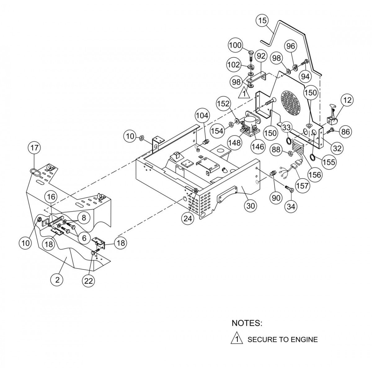 AR-13H RIDE-ON ROLLER — Hood And Rear Panels Assy. Parts by Multiquip