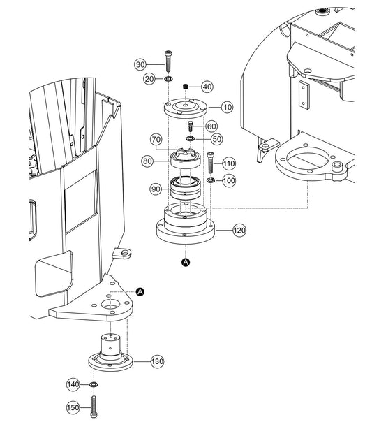 AR14H Articulation Assembly Parts By Multiquip