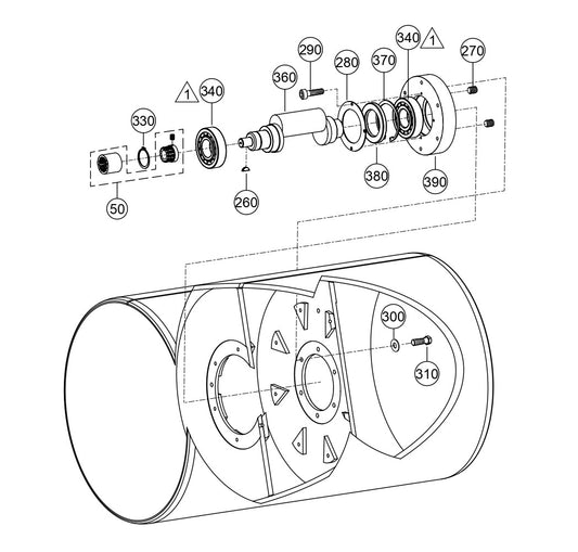 AR14H Exciter Assy. Parts By Multiquip