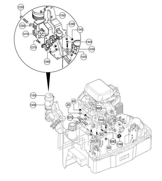 AR14H  Chassis Body 2 Assy. Parts By Multiquip