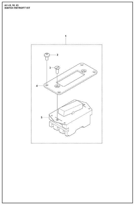 Switch Retrofit Kit Parts For AX By Husqvarna