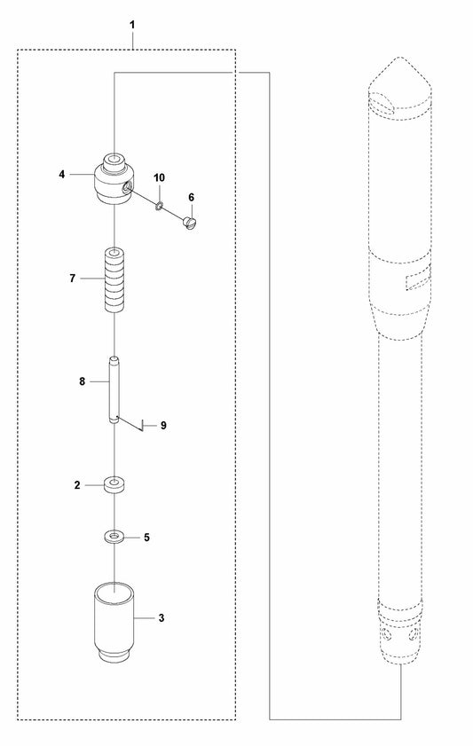 AY 107 SN 481- Lubricator Assembly Parts By Husqvarna