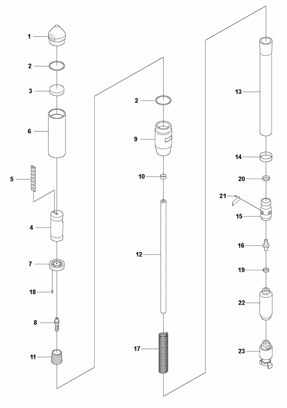 AY 107 SN 967- Complete Product Assembly Parts By Husqvarna