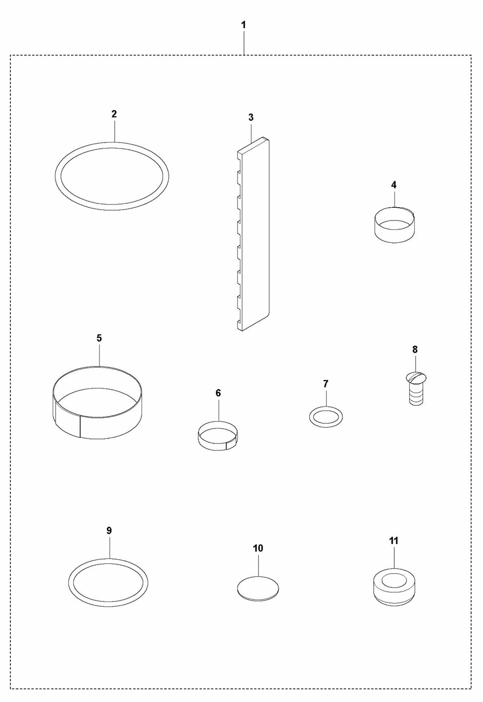 AY 107 SN 967- Service Kit Assembly Parts By Husqvarna