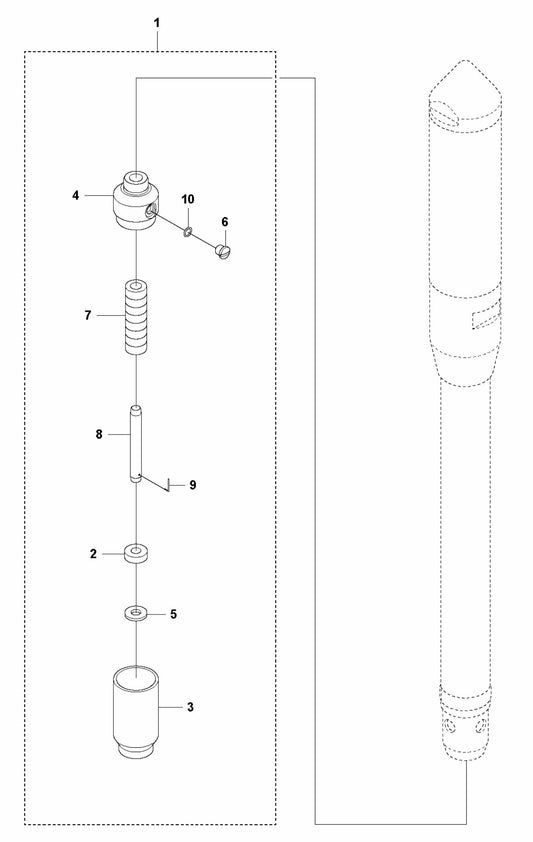 AY 157 SN 967- Lubricator Assembly Parts By Husqvarna