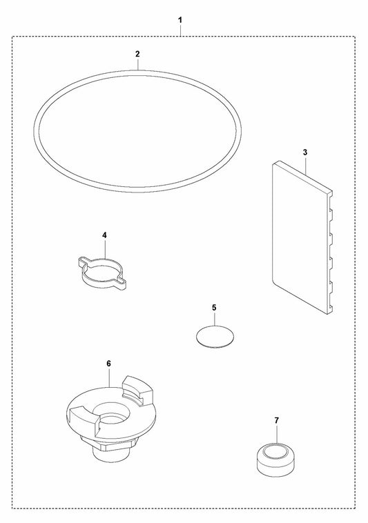 AY 157 SN 967- Service Kit Assembly Parts By Husqvarna