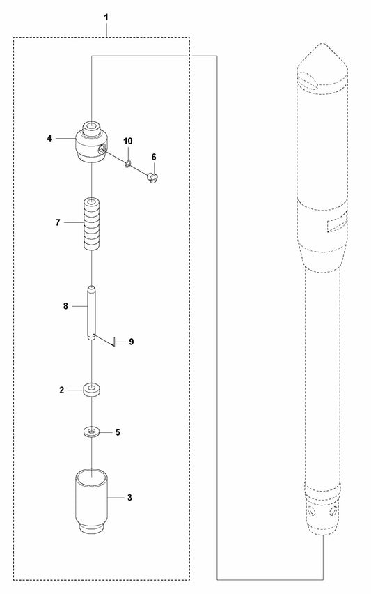 AY 57 SN 967- Lubricator Assembly Parts By Husqvarna