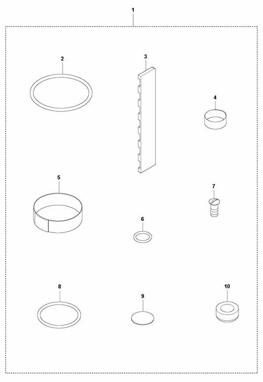 AY 57 SN 967- Service Kit Assembly Parts By Husqvarna