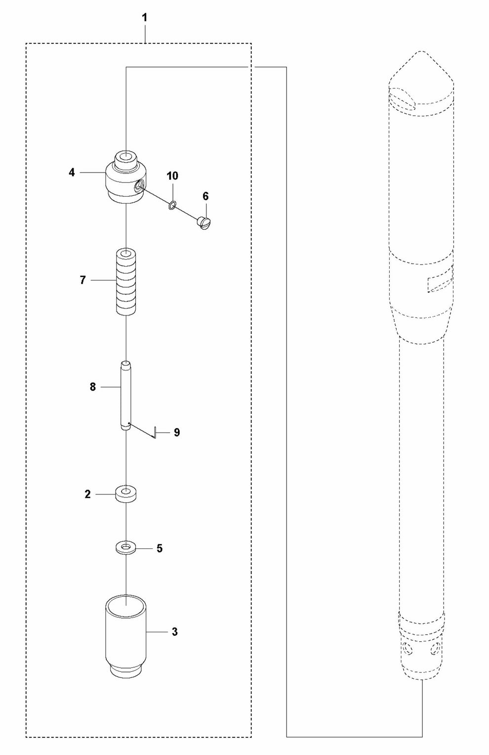 AY 77 SN 481- Lubricator Assembly Parts By Husqvarna