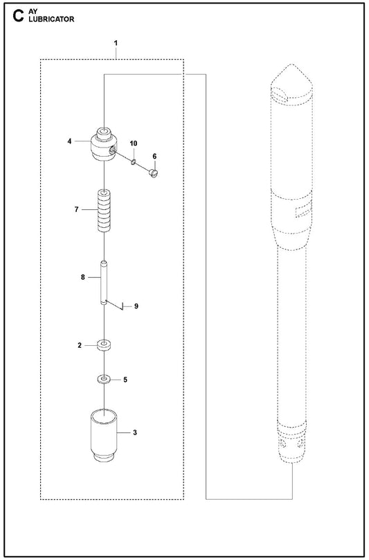 Lubricator Parts For AY By Husqvarna
