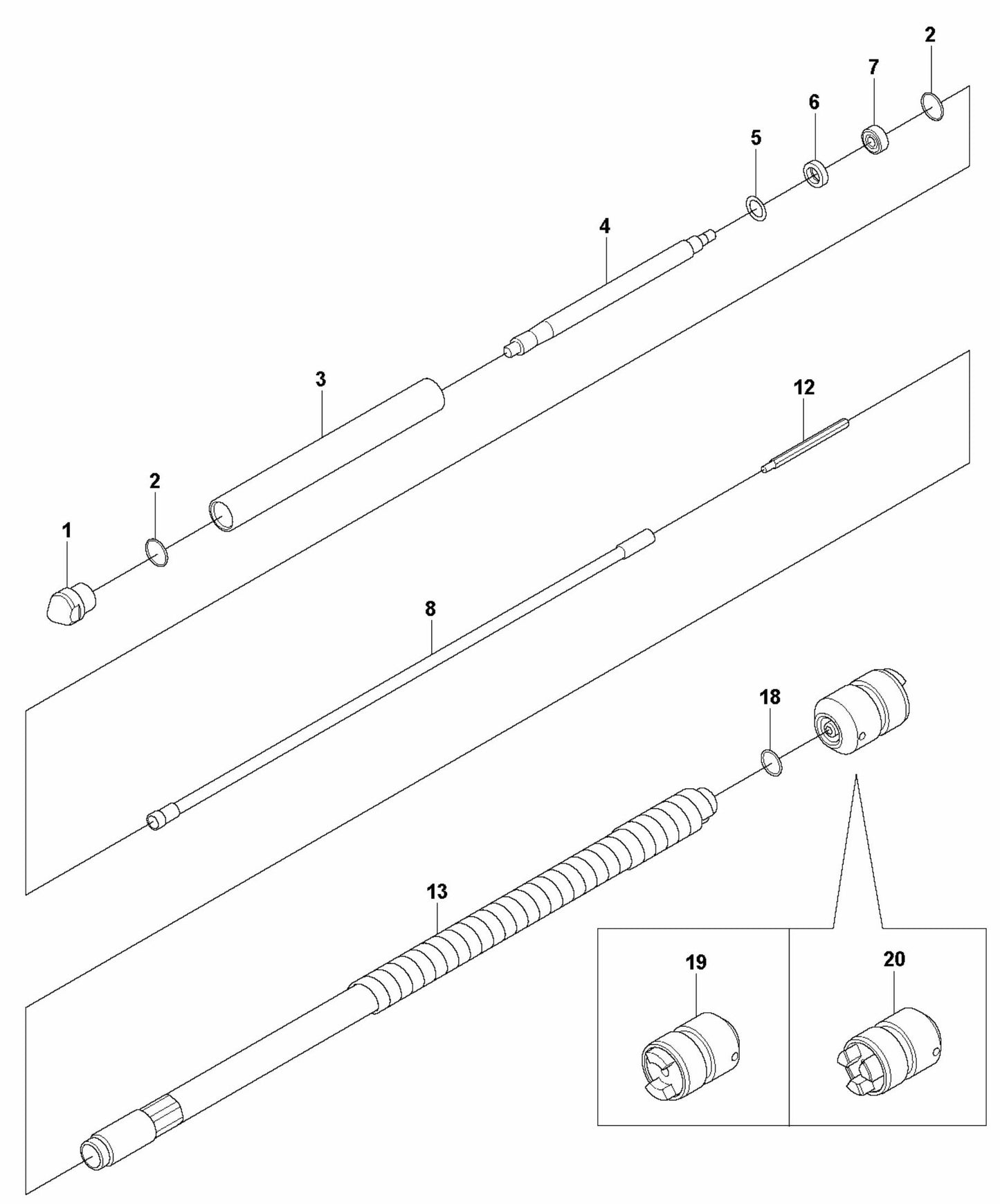 AZ 36 Complete Product Assembly Parts By Husqvarna