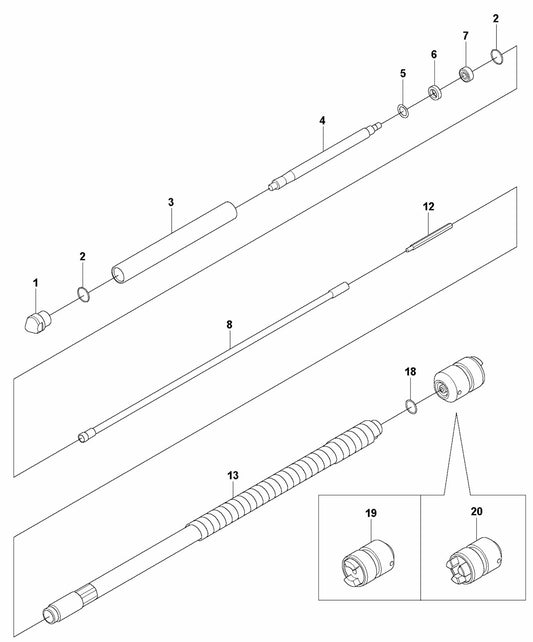 AZ 36 Complete Product Assembly Parts By Husqvarna